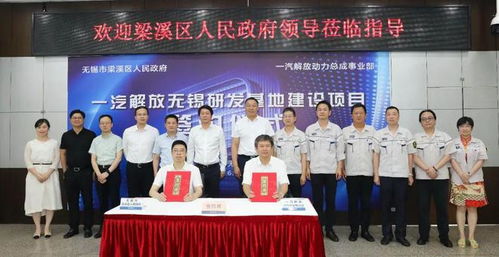 一汽解放无锡研发基地项目合作协议正式签署