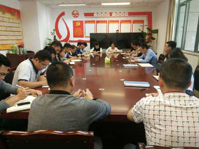 县委组织部传达学习市委书记兰开驰来棉调研重要指示精神