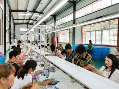 白河西营高桥村社区工厂开工啦！